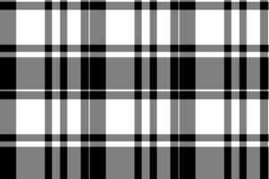 Finish check background tartan, invite textile pattern seamless. Awesome plaid fabric texture in gray and white colors. vector