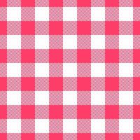 Design plaid check, flooring textile seamless tartan. Menswear fabric texture pattern background in red and white colors. vector