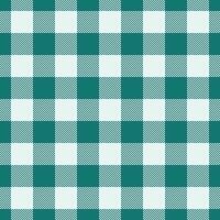 Strong background textile , customized plaid pattern seamless. Goose tartan check texture fabric in teal and white colors. vector