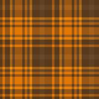 Loft textile pattern tartan, 20s background seamless fabric. Tie texture plaid check in orange and bright colors. vector