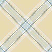 Deluxe check fabric tartan, tracery texture plaid seamless. Retro background textile pattern in light and white colors. vector