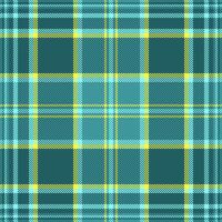 Turkish background seamless texture, various tartan plaid fabric. Gentleman check pattern textile in cyan and yellow colors. vector