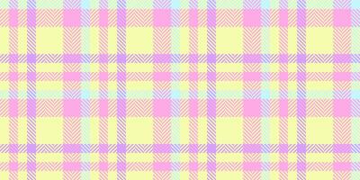 Hispanic tartan pattern seamless, outfit texture check background. Cut out fabric textile plaid in lime and pink colors. vector