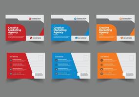 Corporate Professional Business Postcard DesignTemplate.Corporate Postcard Design template for Opening invitation.Event Card Design, EDDM Postcard Template, Invitation Design vector