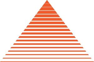 simple abstract orange color creative big to small geometric line pattern a triangle with a orange line that says quot the right triangle quot vector