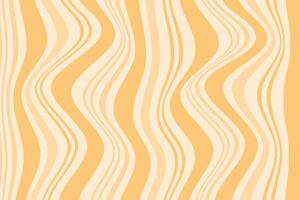 simple abstract light peach yellow color vertical wavy distort line pattern on light yellow background wavy cream lines background that can be used as a background or texture vector