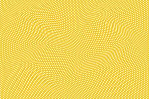 simple abstract white small polka dot wavy distort pattern on gold yellow background with white dots abstract yellow wave pattern that can be used as a background or texture vector