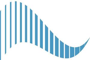 simple abstract light sky color big to small half tone blend vertical line pattern vector