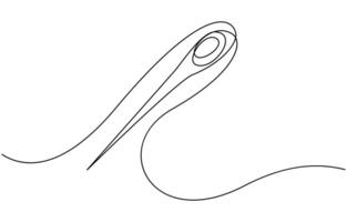 continuous line drawing vector