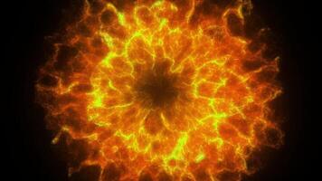 Multi color of shockwave energy explode full screen effect background video