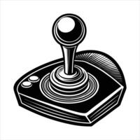Background with an hand drawn joystick vector