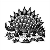 Fantasy troll in beautiful environment vector