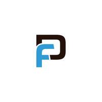 FD logo for a company that is called p vector