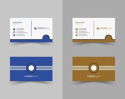 Business card design template vector