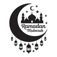 Radiance of Ramadan Lantern vector