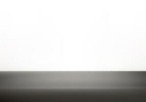 Empty white and black studio background Space for selling products, backdrop, wallpaper, background, text. Abstract studio room platform design. illustration. vector