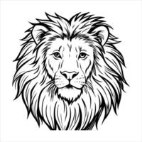 Lions digital art style vector
