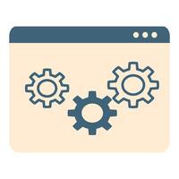 programmer and coding engineer landing page vector