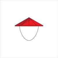 a red hat on a white background vector