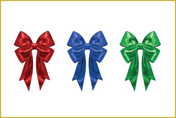Colorful ribbon design