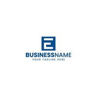 Modern E Letter Logo Design vector