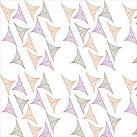 colorful geometric style trigonal pattern vector