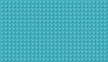 Cyan Plastic Toy Baseplate Background With Grid of Circular Studs, Wide Banner 16x9 Backdrop vector