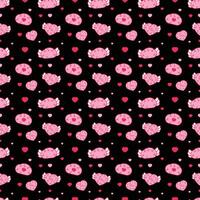 Heart and Brain Concept pattern creative design whimsical vector
