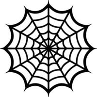 Exploring Beautiful Spider Web Silhouettes vector