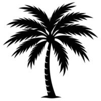 Captivating Palm Tree Silhouette Styles vector