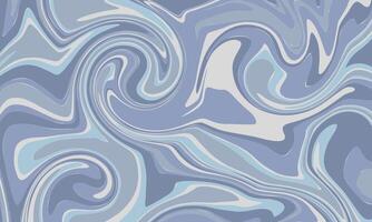 a blue and white marble pattern background with swirls. Abstract Liquid Texture for Background or Wallpaper vector