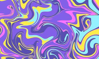 a colorful abstract background with swirls. Abstract Liquid Texture for Background or Wallpaper vector