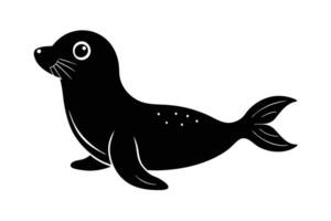 Exploring Stunning Seal Silhouette Styles vector