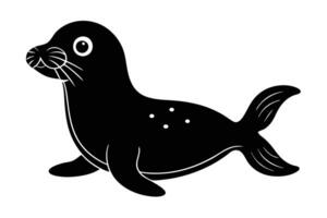 Captivating Seal Silhouette Art Inspiration vector