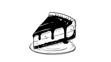 forms a sketch of a cheesecake icon video