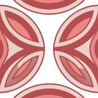 Abstract Geometric Pink Red Circular Pattern Design Texture Background vector