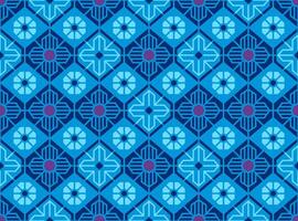 Blue Harmony Japanese Geometric Flow vector