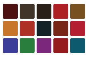 Colorful trendy flat color template. vector