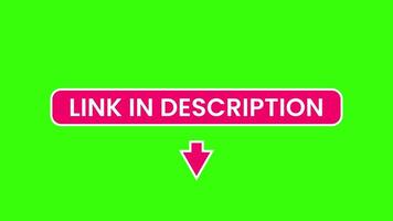 link description and arrow for web design. Perfect for website banners, social media posts, and digital marketing. video