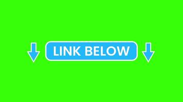 link below and arrows. Perfect for directing viewers to websites, blogs, or online content. Useful for digital marketing. video