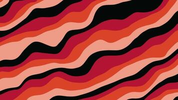 Animated pattern wave liquid background. Motion design loop video
