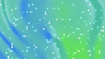 Green blue gradient background with bright scattered dots. Perfect for vibrant backgrounds, textures, patterns, textiles, and artistic designs. video
