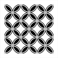 Minimal geometric ornament decorative set. vector