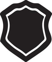 Minimalist Shield Silhouette Icons from Medieval to Energy Shields vector