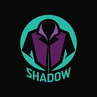 The logo for shadow, a clothing company vector