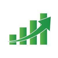 Bar graph icon Business chart Data visualization Graph diagram Statistical bar graph Financial. vector