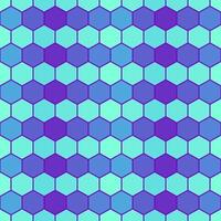 Geometric seamless pattern with hexagon tiles and gradients vector