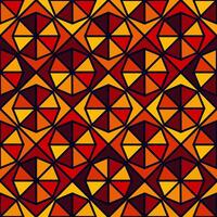 Seamless geometric mosaic pattern vector
