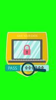 Keep Your Information And Passwords Private Online On Vertical On Greenscreen Background 2D Cartoon Animation video