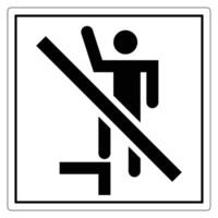 Warning Sign for Hazardous Conditions with Figure and Diagonal Bar Indicating No Entry for Individuals vector